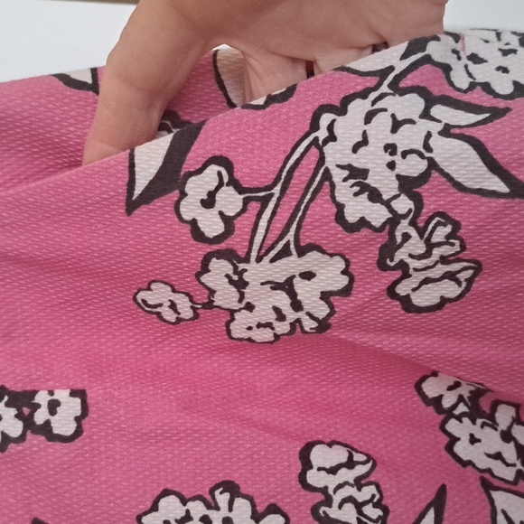 Red Valentino Garavani Pink&White Floral Cotton Chino Pant Italian Sz44 EUC - Picture 4 of 10